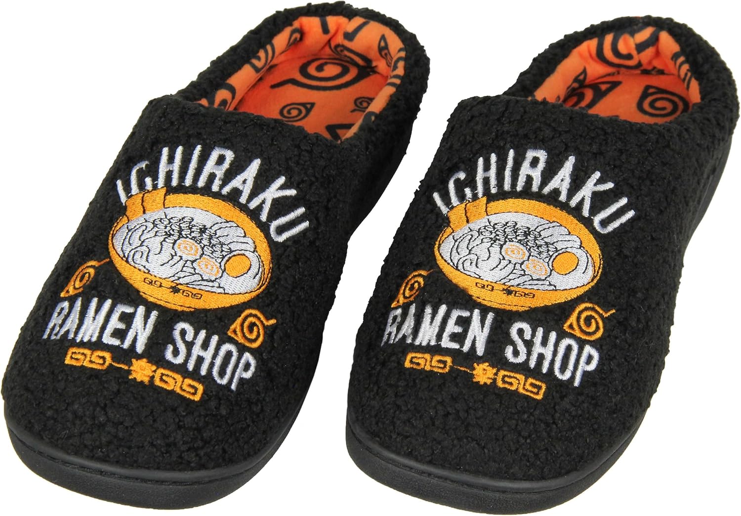 Домашние тапочки Bioworld Naruto Shippuden с вышивкой для мужчин и женщин, утепленные флисом, с дизайном лавки рамена Ичираку, Nirsv1
Домашние тапочки Bioworld Naruto Shippuden с вышивкой для мужчин и женщин, утепленные флисом, с дизайном лавки рамена Ичираку, Nirsv1
