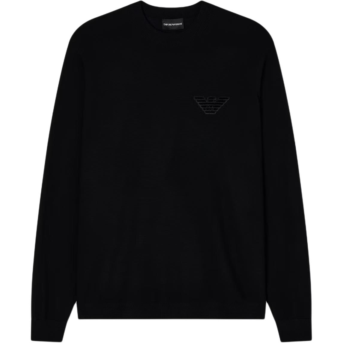 Свитер из шерсти Virgin wool с аппликацией Eagle EMPORIO ARMANI, черный
Свитер из шерсти Virgin wool с аппликацией Eagle EMPORIO ARMANI, черный