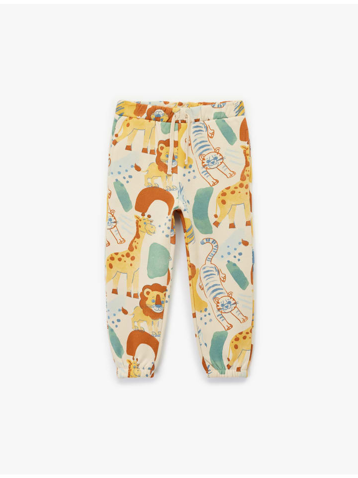 KOTON Брюки с узором экрю
KOTON Брюки с узором экрю