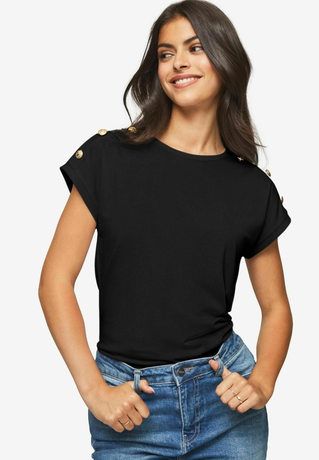 Базовая футболка REGULAR FIT Lipsy, черный
Базовая футболка REGULAR FIT Lipsy, черный