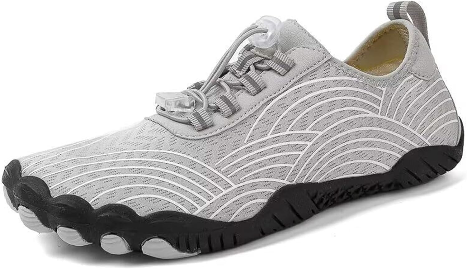 Мужские водные кроссовки, босоножки, слипоны, обувь с нулевым перепадом, с широкой носочной частью, пляжные туфли, спортивные кроссовки для тренировок Generic, серый
Мужские водные кроссовки, босоножки, слипоны, обувь с нулевым перепадом, с широкой носочной частью, пляжные туфли, спортивные кроссовки для тренировок Generic, серый