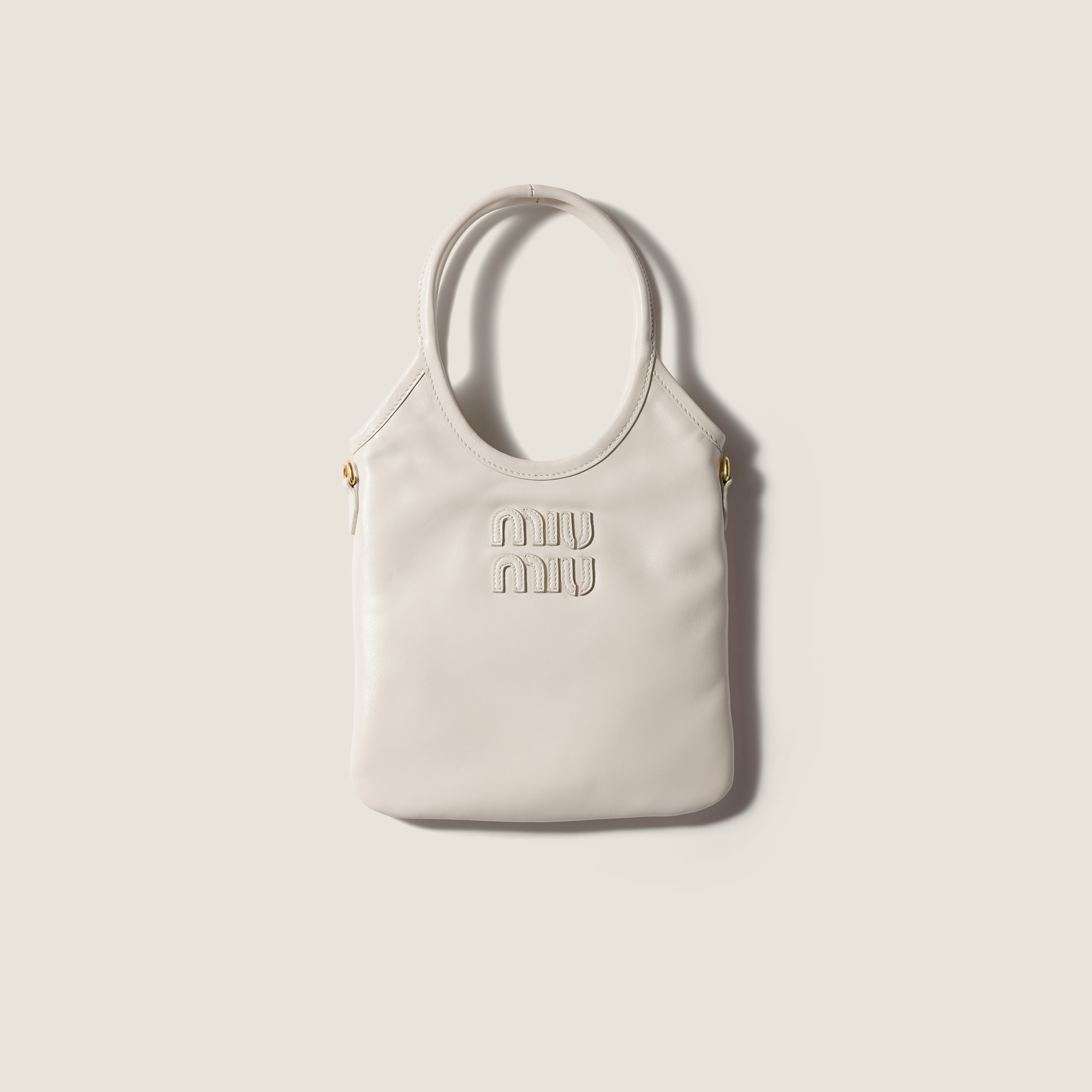 Кожаная сумка ivy MIU MIU, белый
Кожаная сумка ivy MIU MIU, белый