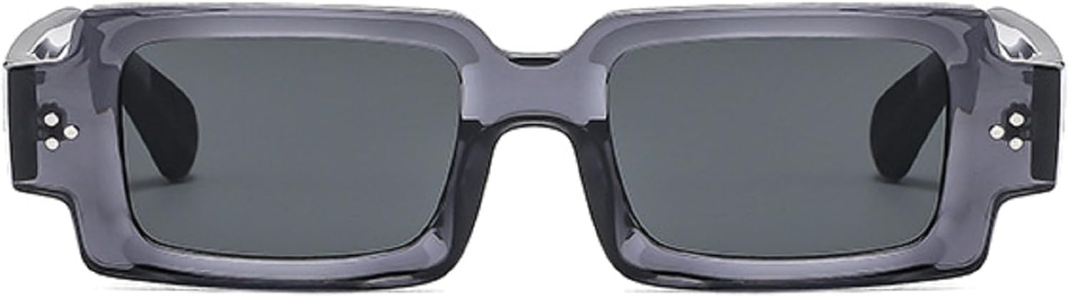 Ретро-солнцезащитные очки маленького прямоугольного размера для женщин с заклепками, сине-желтые оттенки, модные мужские солнцезащитные очки в толстой оправе с защитой от УФ-излучения N47 mincl, Gray
Ретро-солнцезащитные очки маленького прямоугольного размера для женщин с заклепками, сине-желтые оттенки, модные мужские солнцезащитные очки в толстой оправе с защитой от УФ-излучения N47 mincl, Gray