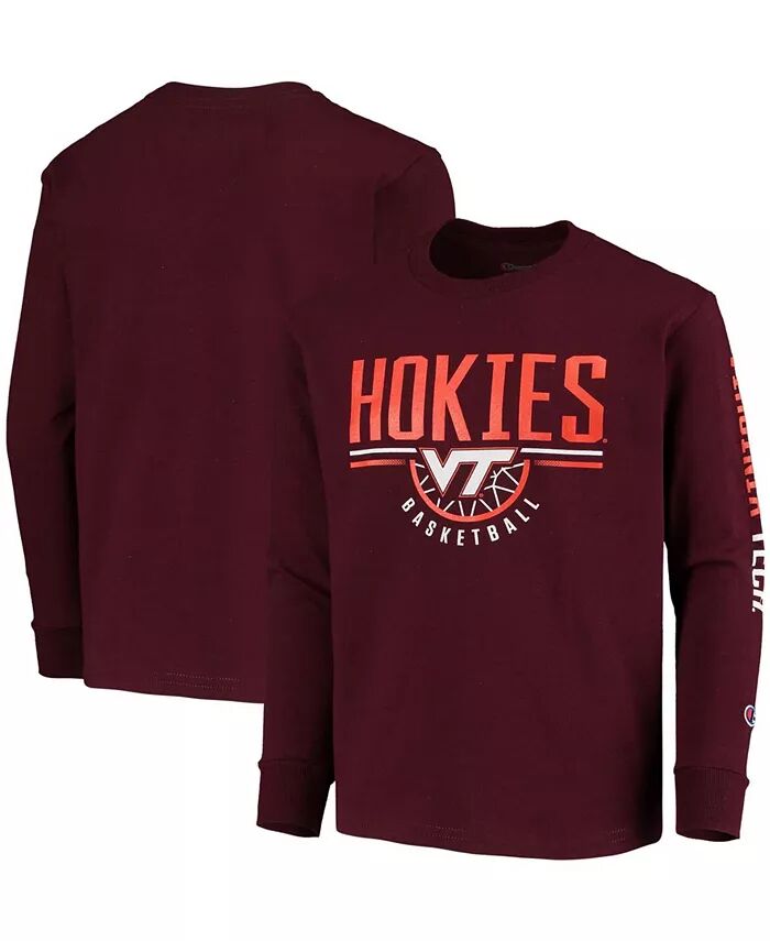 Баскетбольная футболка с длинным рукавом Maroon Virginia Tech Hokies для больших мальчиков и девочек Champion
Баскетбольная футболка с длинным рукавом Maroon Virginia Tech Hokies для больших мальчиков и девочек Champion