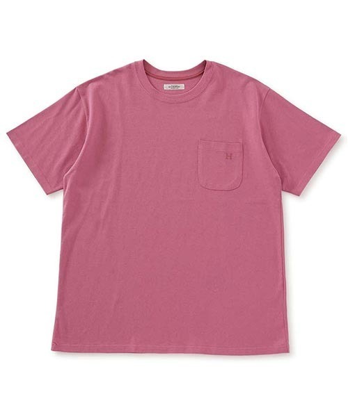 Футболка с коротким рукавом, с вышитым карпаном в виде буквы H HOLLYWOOD RANCH MARKET, розовый
Футболка с коротким рукавом, с вышитым карпаном в виде буквы H HOLLYWOOD RANCH MARKET, розовый