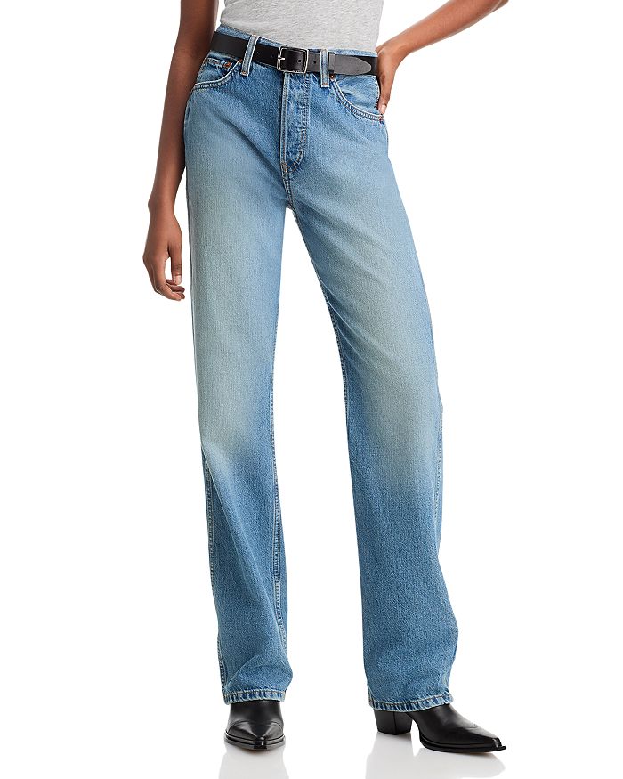 Джинсы свободного кроя с высокой талией в стиле 90-х годов, средней степени выцветания RE/DONE, синий
Джинсы свободного кроя с высокой талией в стиле 90-х годов, средней степени выцветания RE/DONE, синий