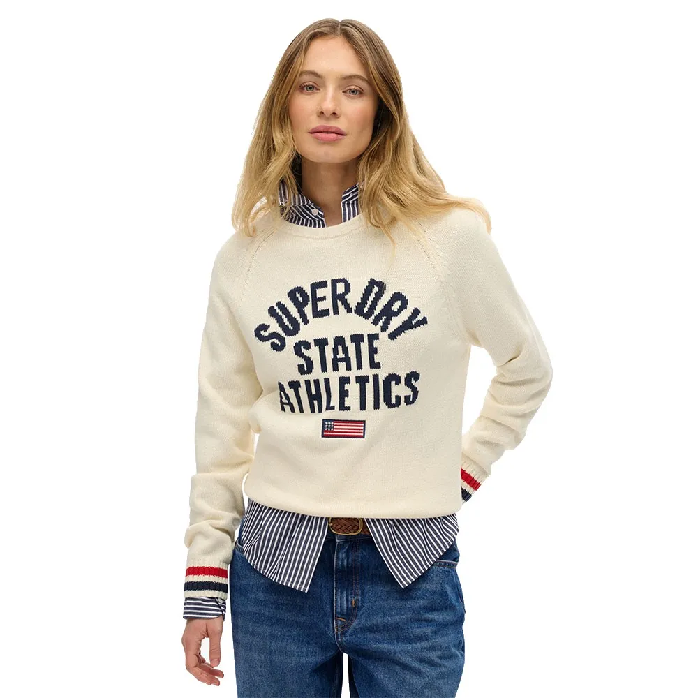 Свитер Superdry Slouchy Intarsia Graphic, бежевый
Свитер Superdry Slouchy Intarsia Graphic, бежевый