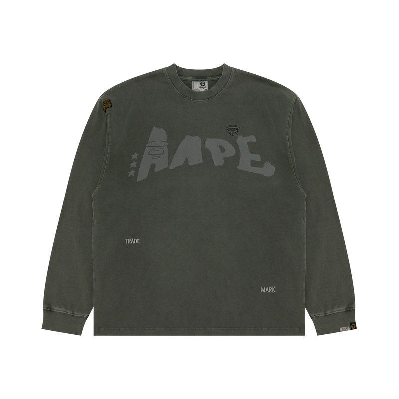 Толстовка с принтом логотипа A Bathing APE Aape, серо-зеленый
Толстовка с принтом логотипа A Bathing APE Aape, серо-зеленый