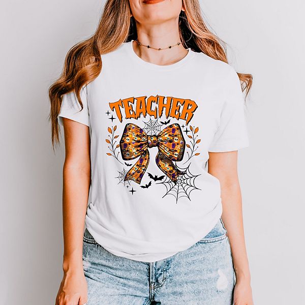 Футболка с коротким рукавом Coquette Halloween Teacher Simply Sage Market, White, Белый, Футболка с коротким рукавом Coquette Halloween Teacher Simply Sage Market, White
Футболка с коротким рукавом Coquette Halloween Teacher Simply Sage Market, White, Белый, Футболка с коротким рукавом Coquette Halloween Teacher Simply Sage Market, White