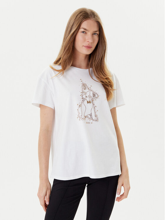 Футболка regular fit MF5412 JS923 Liu Jo, белый
Футболка regular fit MF5412 JS923 Liu Jo, белый