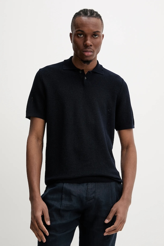Поло с добавлением льна поло jay A.P.C., темно-синий
Поло с добавлением льна поло jay A.P.C., темно-синий
