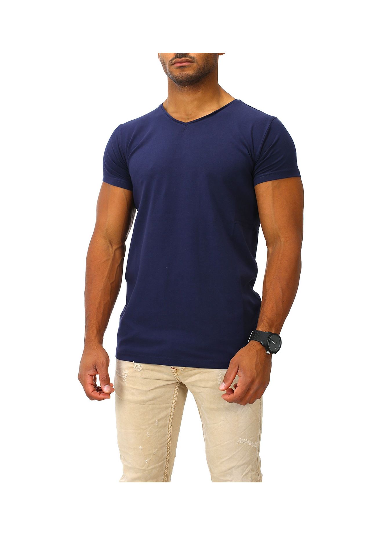 Футболка с высоким V-образным вырезом JOE FRANKS, темно-синий
Футболка с высоким V-образным вырезом JOE FRANKS, темно-синий