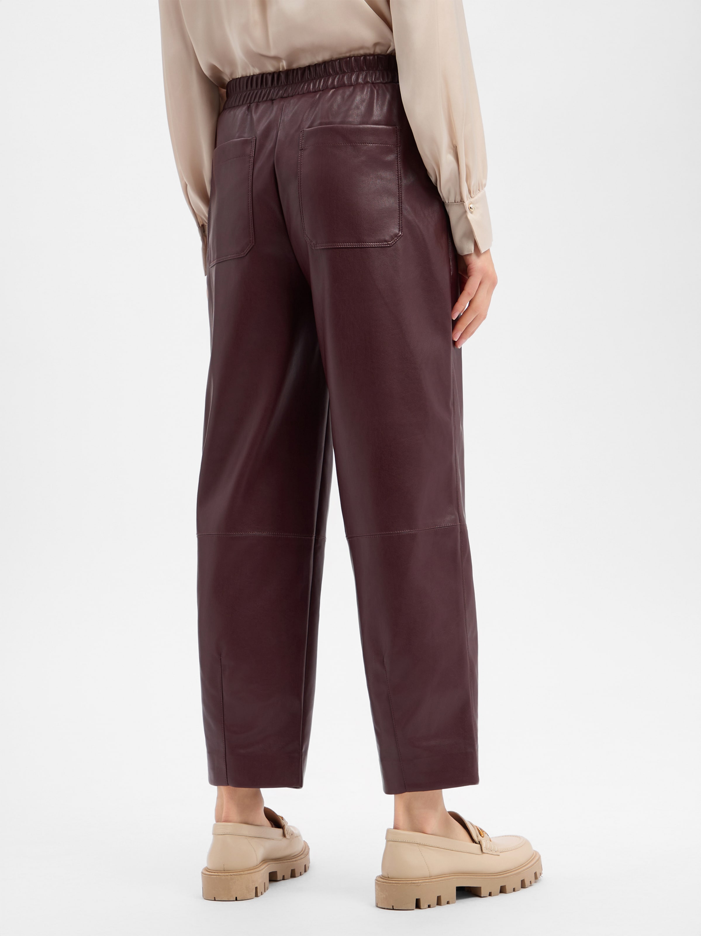 OPUS Брюки Regular 'Myha Edgy' в цвете Aubergine
OPUS Брюки Regular 'Myha Edgy' в цвете Aubergine