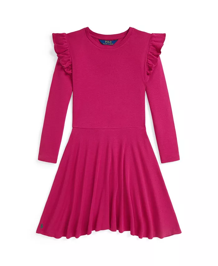 Длинное платье с рюшами и ребрами для девочек 7-16 лет Polo Ralph Lauren, розовый
Длинное платье с рюшами и ребрами для девочек 7-16 лет Polo Ralph Lauren, розовый