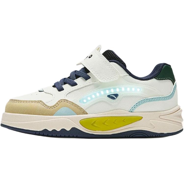 Детские кроссовки для скейтбординга Shark Slip с низким верхом для детей от 3 до 7 лет Antakids, слоновая кость/белый/хаки/синий
Детские кроссовки для скейтбординга Shark Slip с низким верхом для детей от 3 до 7 лет Antakids, слоновая кость/белый/хаки/синий