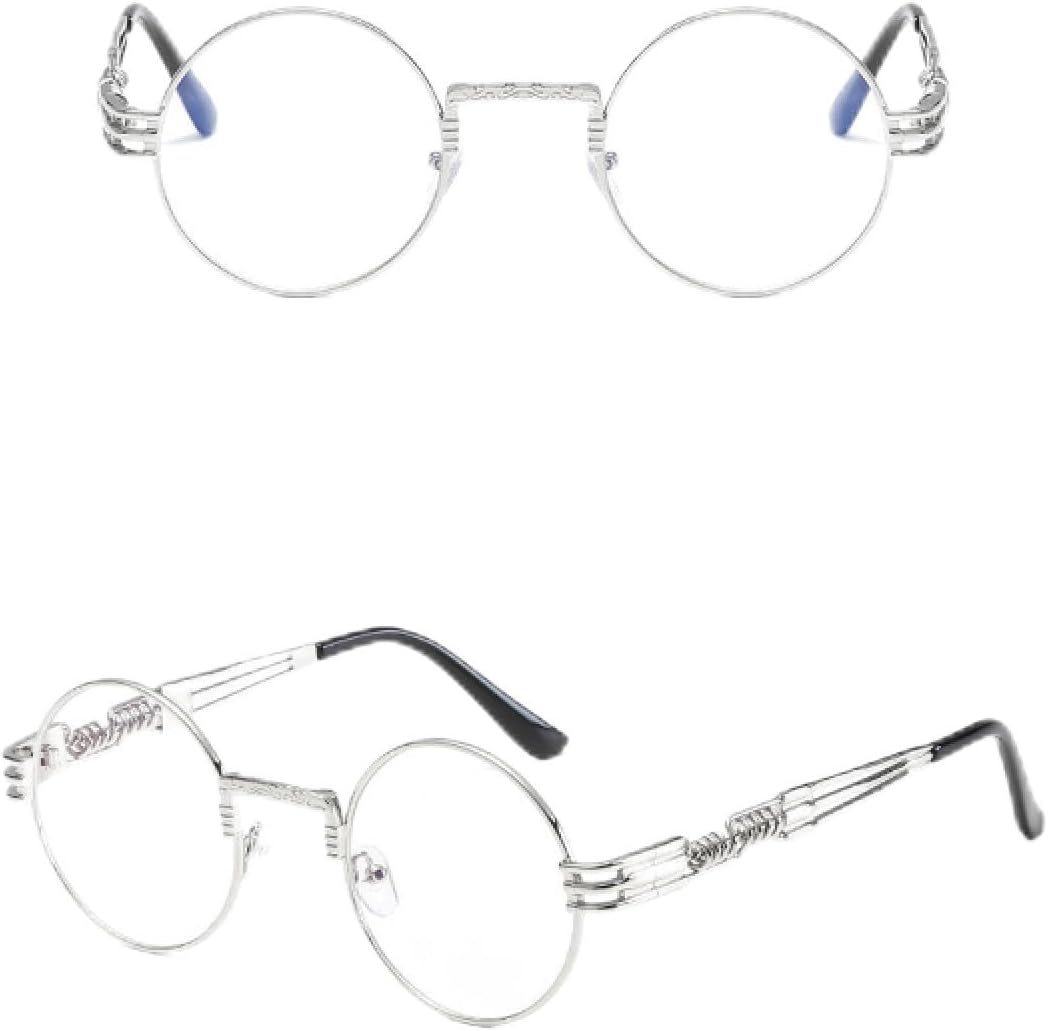 Солнцезащитные очки с защитой от УФ-излучения UV400 | Круглые зеркальные линзы, металлический панк | Для женщин и мужчин, для занятий спортом на открытом воздухе и вождения DSVIGF, 11-silverwhite
Солнцезащитные очки с защитой от УФ-излучения UV400 | Круглые зеркальные линзы, металлический панк | Для женщин и мужчин, для занятий спортом на открытом воздухе и вождения DSVIGF, 11-silverwhite