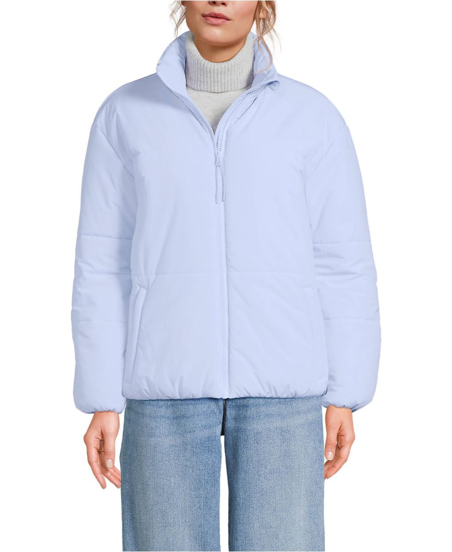 Женская утепленная широкая куртка для поездок на работу Lands' End, Soft periwinkle
Женская утепленная широкая куртка для поездок на работу Lands' End, Soft periwinkle