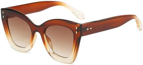 Солнцезащитные очки 2027 года для женщин с защитой от УФ-излучения UV400, ретро-очки с заклепками, солнцезащитные очки для мужчин с градиентным покрытием MTZJH, Brown Tea Gradient
Солнцезащитные очки 2027 года для женщин с защитой от УФ-излучения UV400, ретро-очки с заклепками, солнцезащитные очки для мужчин с градиентным покрытием MTZJH, Brown Tea Gradient