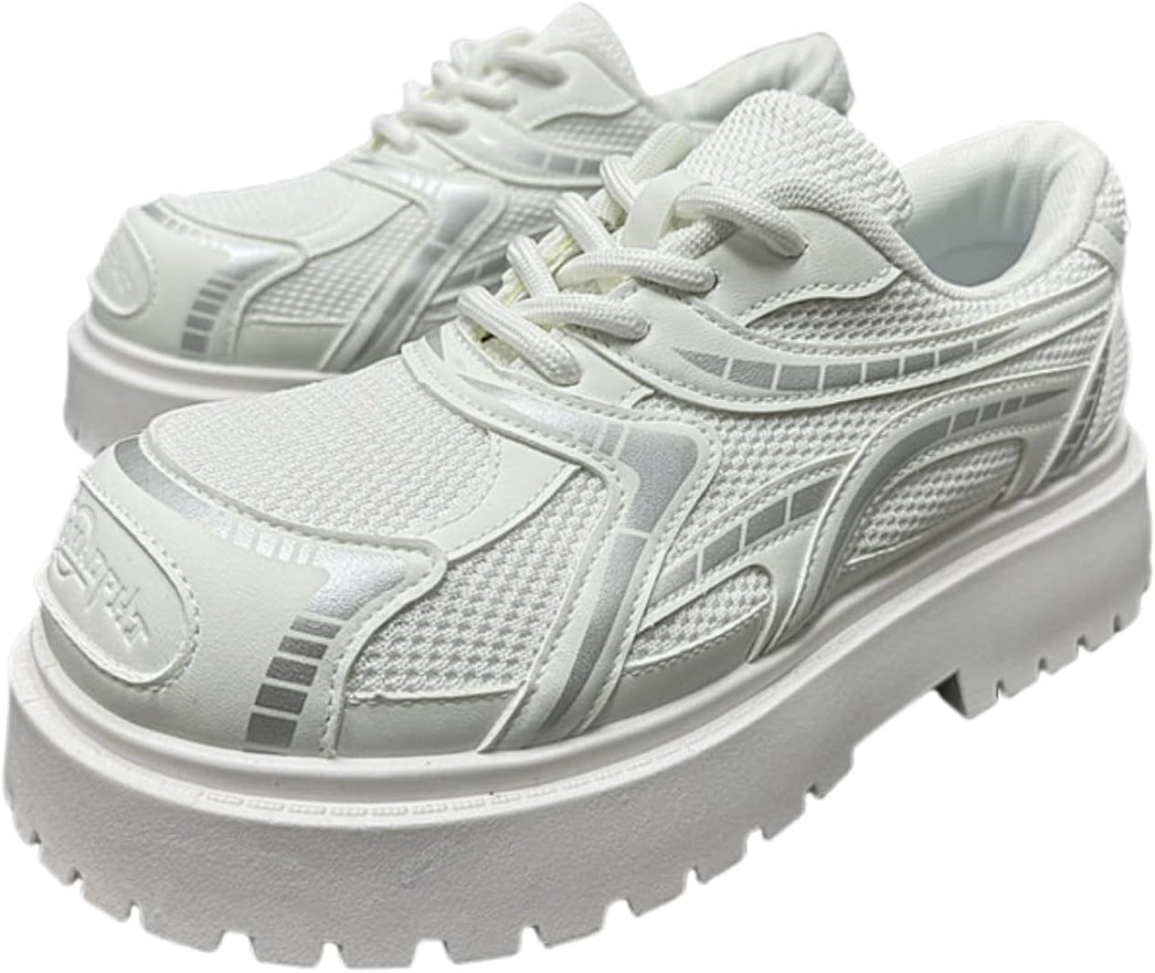 Мужские кроссовки с массивной подошвой, модная повседневная спортивная обувь - стильный выбор для уличной моды, повседневных образов и городских приключений Kpdwfms, белый
Мужские кроссовки с массивной подошвой, модная повседневная спортивная обувь - стильный выбор для уличной моды, повседневных образов и городских приключений Kpdwfms, белый