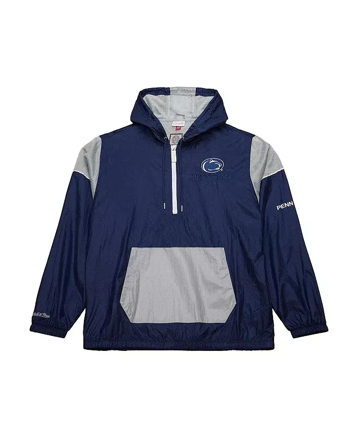 Мужская синяя худи-толстовка с полумолнией Team 3.0 Anorak Penn State Nittany Lions Mitchell & Ness
Мужская синяя худи-толстовка с полумолнией Team 3.0 Anorak Penn State Nittany Lions Mitchell & Ness