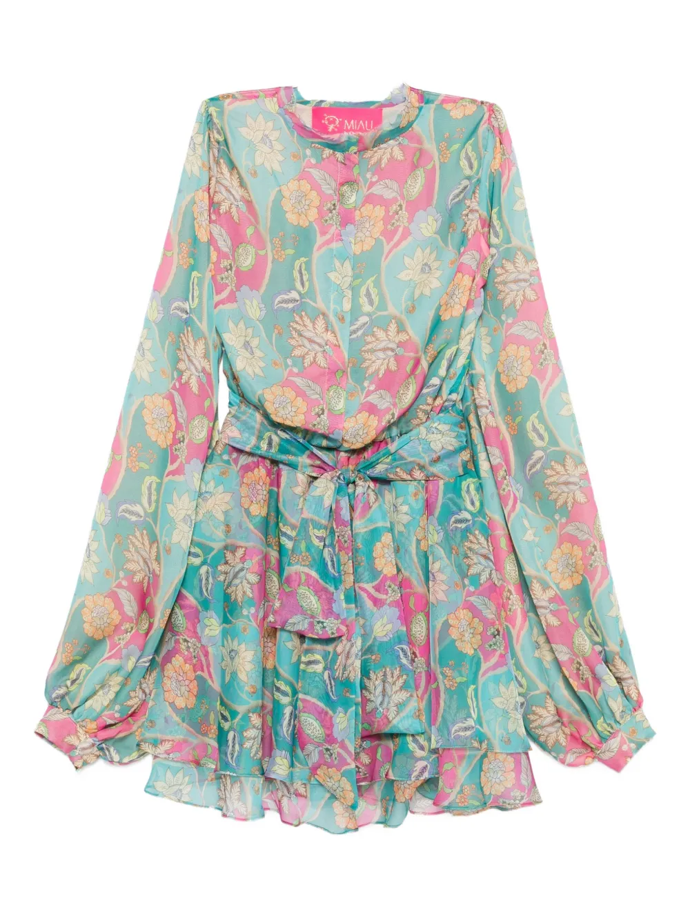 Платье мини с цветочным принтом MIAU by Clara Rotescu, синий
Платье мини с цветочным принтом MIAU by Clara Rotescu, синий