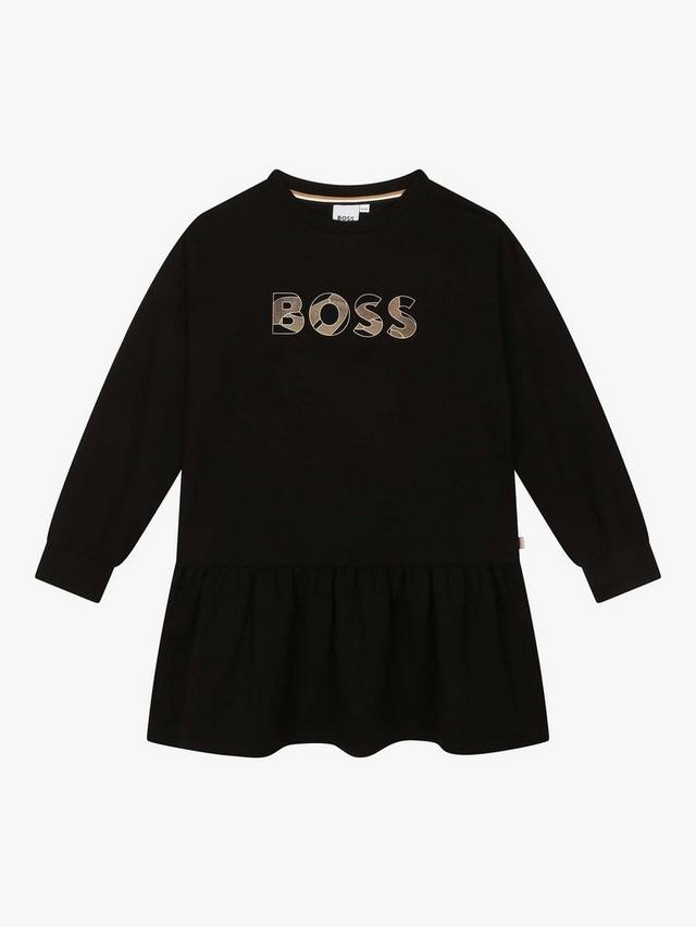 Детское платье с логотипом Milano BOSS, Black
Детское платье с логотипом Milano BOSS, Black