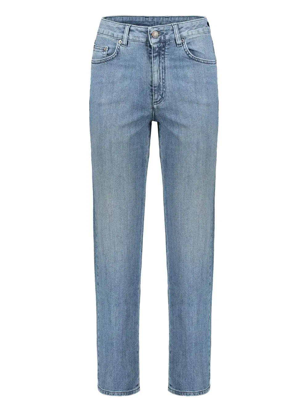 Джинсы из вареного денима Moschino, синий
Джинсы из вареного денима Moschino, синий