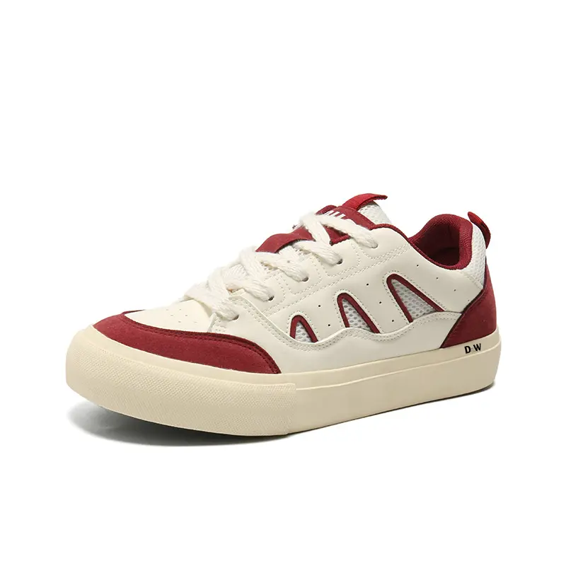 Антиударные противоскользящие дышащие бесшумные сбалансированные низкие детские скейтбординг кроссовки для подростков D&W, бежевый/красный
Антиударные противоскользящие дышащие бесшумные сбалансированные низкие детские скейтбординг кроссовки для подростков D&W, бежевый/красный