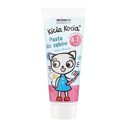 Зубная паста Kicia Kocia без фтора для детей 4-7 лет со вкусом жевательной резинки 50 мл M Markenlos
Зубная паста Kicia Kocia без фтора для детей 4-7 лет со вкусом жевательной резинки 50 мл M Markenlos