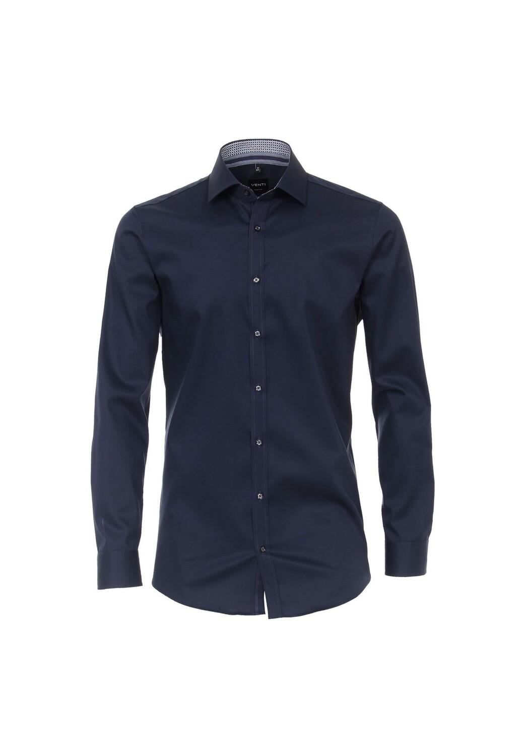 Мужская деловая рубашка однотонного кроя Venti, темно-синий
Мужская деловая рубашка однотонного кроя Venti, темно-синий