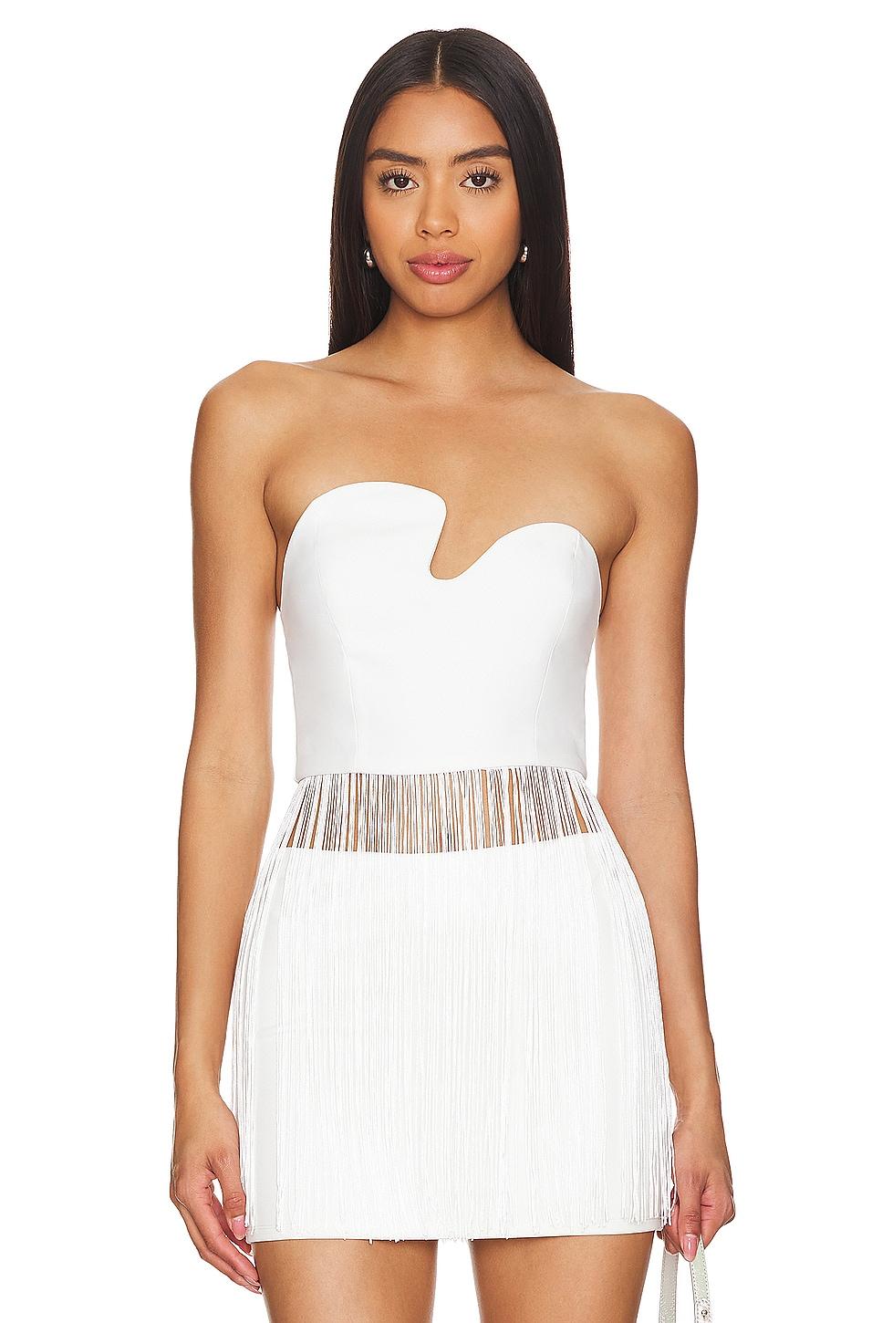 Топ без бретелек x revolve puzzle Amanda Uprichard, белый
Топ без бретелек x revolve puzzle Amanda Uprichard, белый