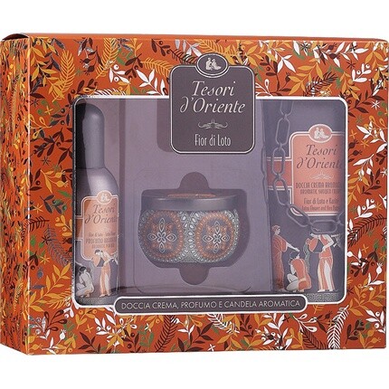 Fior Di Loto Парфюмированная вода 100 мл + Гель для душа 250 мл + Восточная свеча Tesori D´Oriente
Fior Di Loto Парфюмированная вода 100 мл + Гель для душа 250 мл + Восточная свеча Tesori D´Oriente