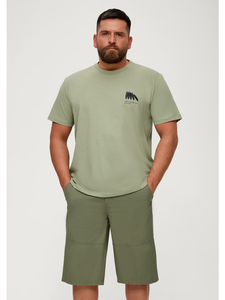 Тканевые шорты s.Oliver Bermuda keine Beinlänge, оливковый
Тканевые шорты s.Oliver Bermuda keine Beinlänge, оливковый