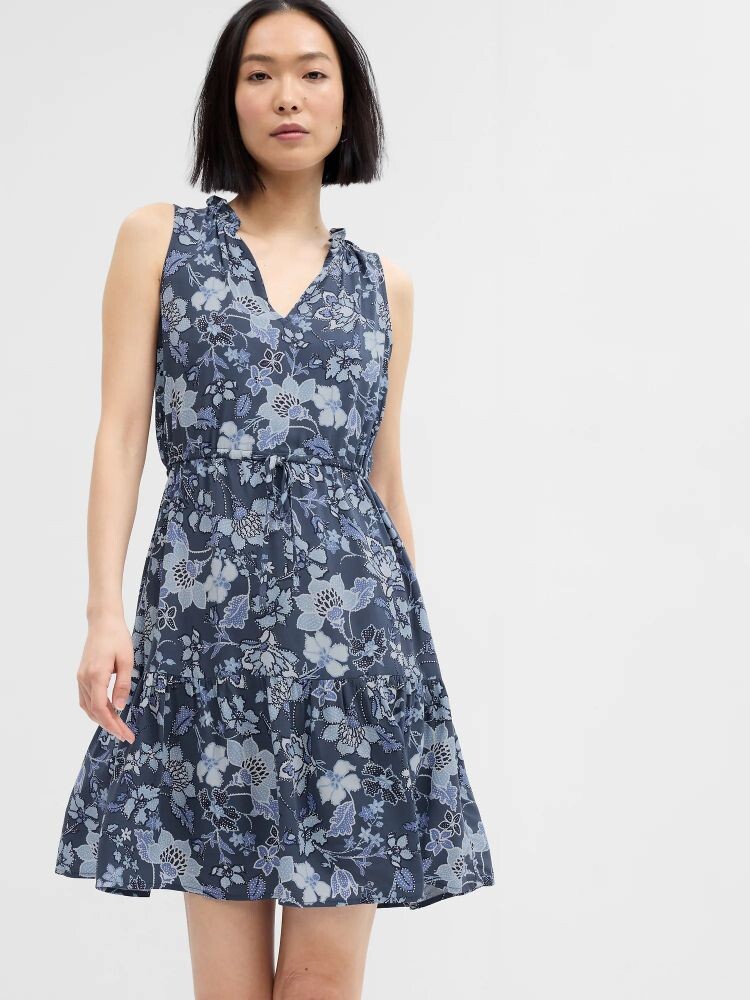 Мини-Платье с цветочным принтом Gap, синий
Мини-Платье с цветочным принтом Gap, синий