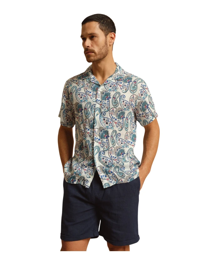 Льняная рубашка для боулинга Casablanca Peninsula, мультиколор
Льняная рубашка для боулинга Casablanca Peninsula, мультиколор