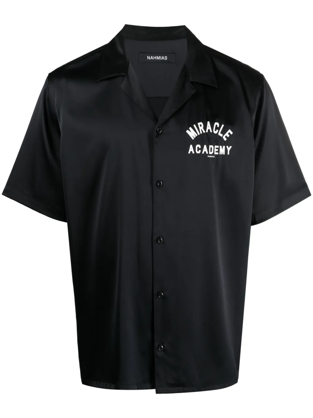 Рубашка с короткими рукавами и графичным принтом Nahmias, черный 
Рубашка с короткими рукавами и графичным принтом Nahmias, черный