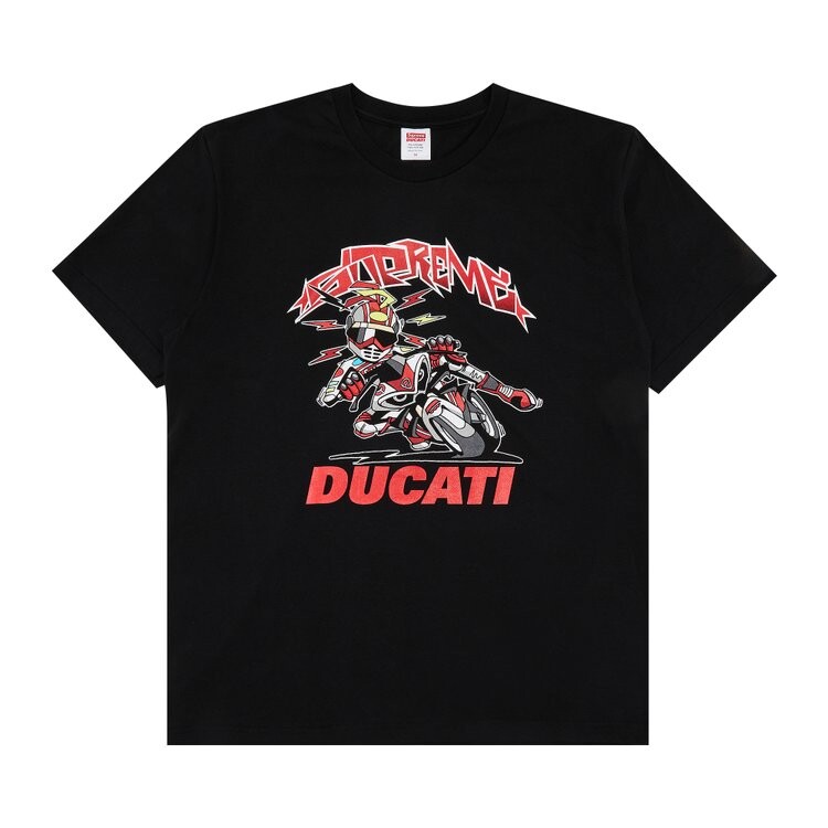 Футболка Supreme x Ducati Bike Tee, черный 
Футболка Supreme x Ducati Bike Tee, черный