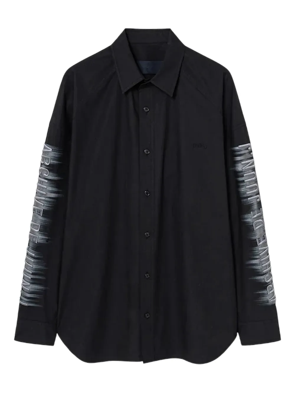 Рубашка с длинными рукавами и надписью Archive Juun.J, черный
Рубашка с длинными рукавами и надписью Archive Juun.J, черный