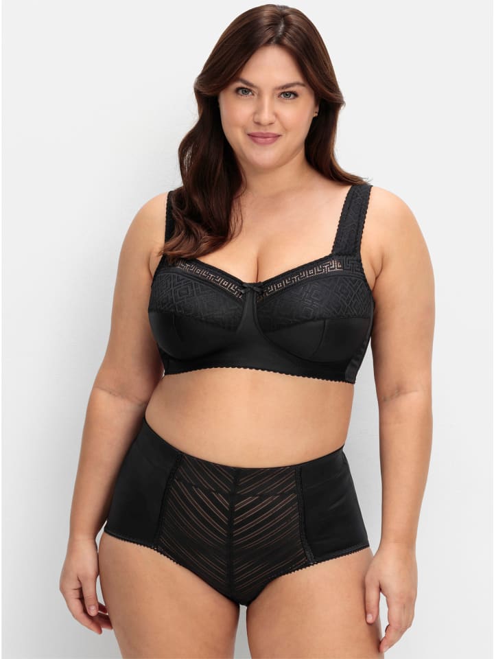 Бюстгальтер без косточек sheego, черный
Бюстгальтер без косточек sheego, черный