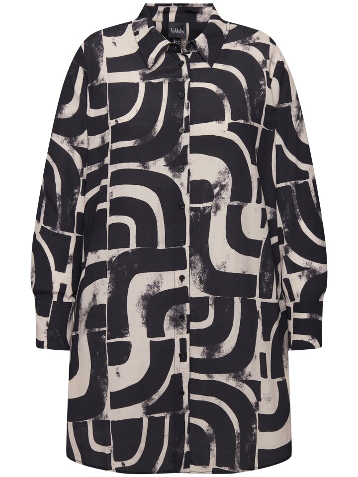 Блуза Ulla Popken Longtunika, цвет ebenholz 
Блуза Ulla Popken Longtunika, цвет ebenholz