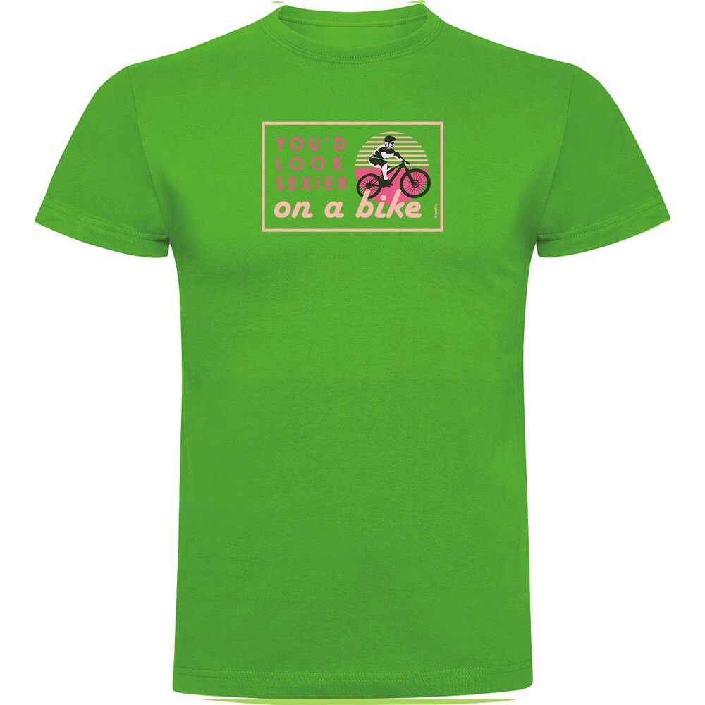Футболка Kruskis Sexier On A Bike, зеленый 
Футболка Kruskis Sexier On A Bike, зеленый