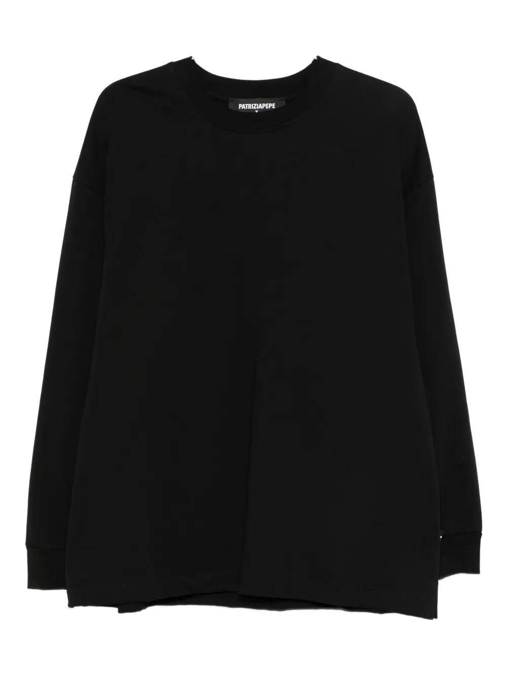 Хлопковый свитшот Patrizia Pepe, черный
Хлопковый свитшот Patrizia Pepe, черный