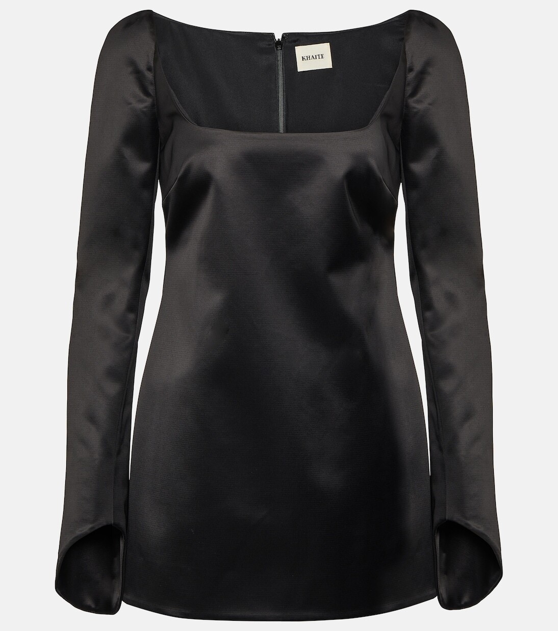 Атласное мини-платье tate Khaite, черный
Атласное мини-платье tate Khaite, черный