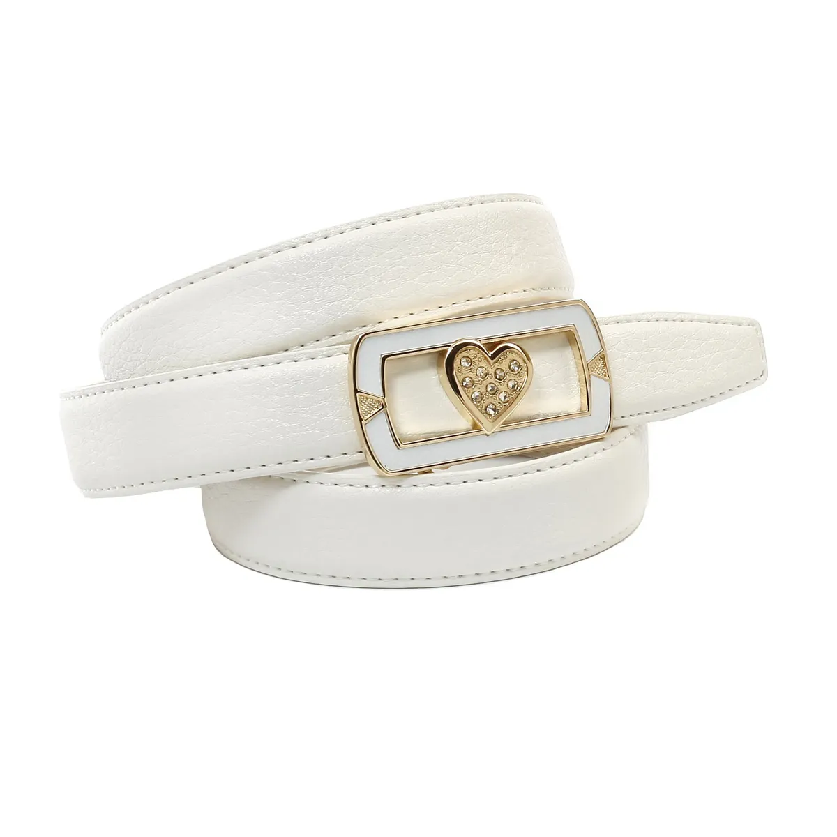 Кожаный ремень Anthoni Crown с автоматической стеклянной пряжкой, белый
Кожаный ремень Anthoni Crown с автоматической стеклянной пряжкой, белый