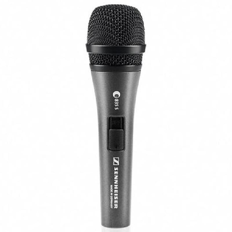 Кардиоидный динамический вокальный микрофон Sennheiser e835 S Dynamic Handheld Cardioid Microphone with On / Off Switch
Кардиоидный динамический вокальный микрофон Sennheiser e835 S Dynamic Handheld Cardioid Microphone with On / Off Switch