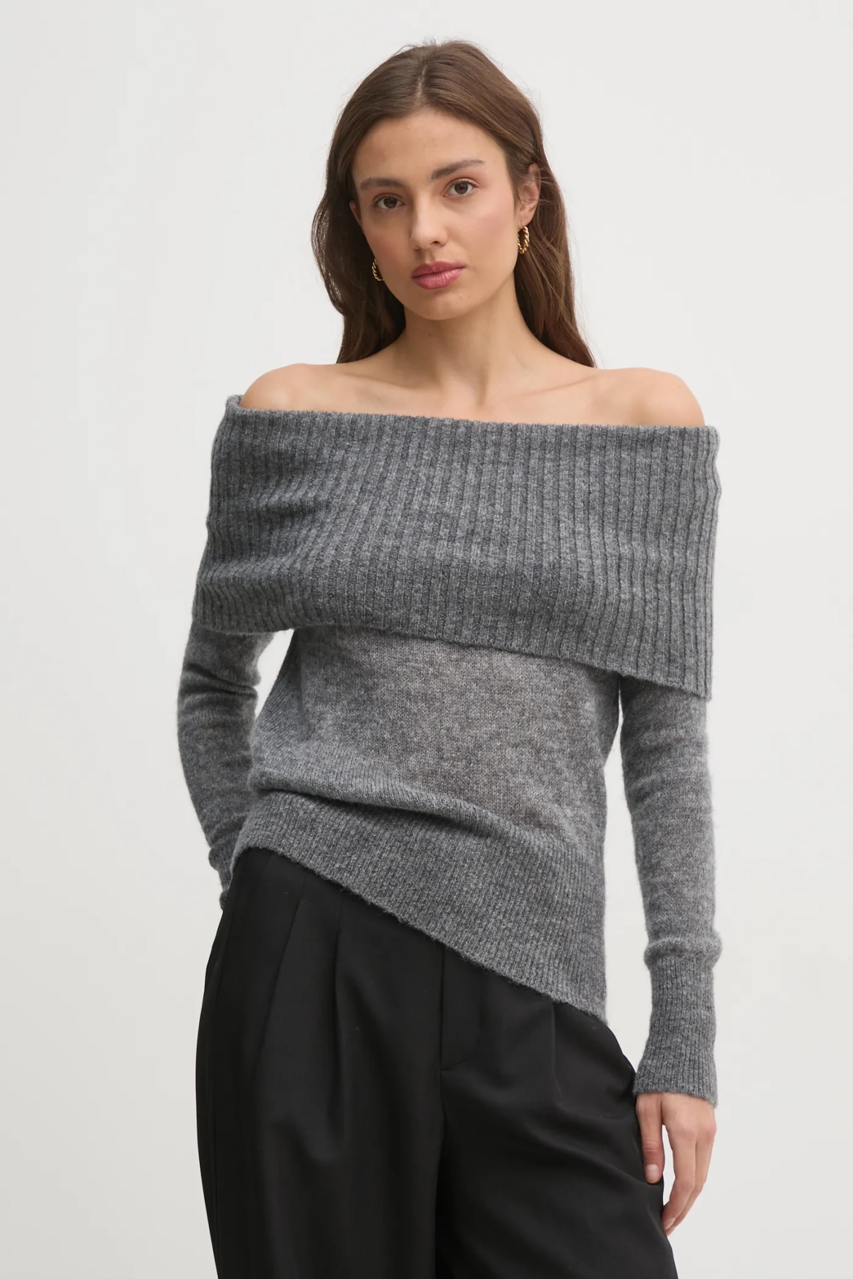 Свитер из смесовой шерсти Sisley, серый
Свитер из смесовой шерсти Sisley, серый