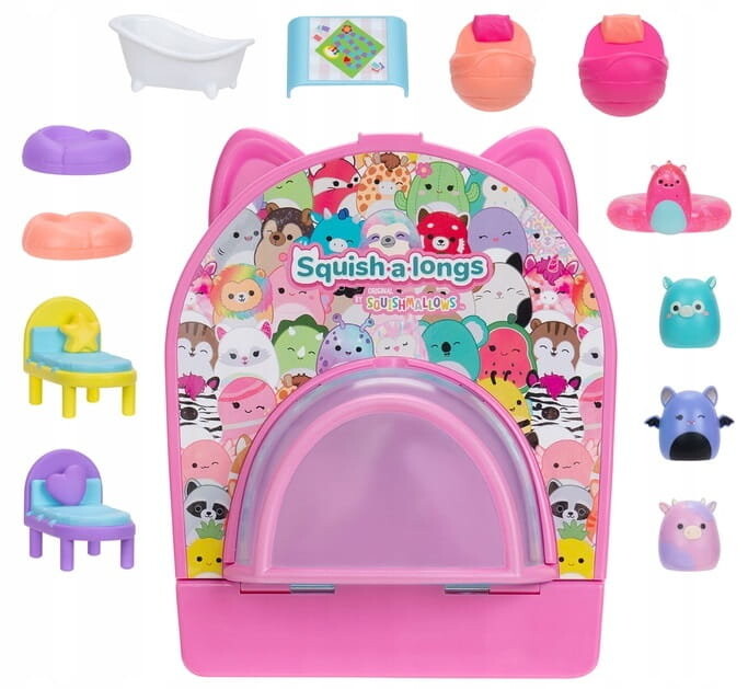 Рюкзак с фигурками Squish A Longs Squishmallows Jazwares 
Рюкзак с фигурками Squish A Longs Squishmallows Jazwares