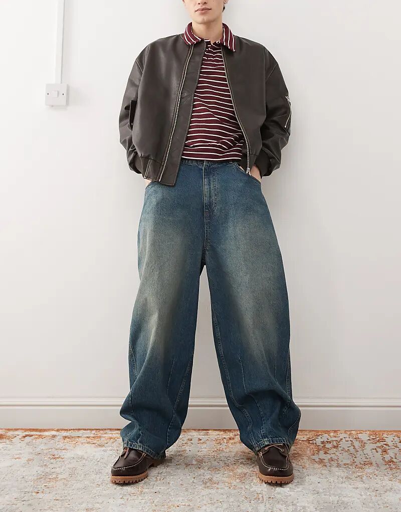 Джинсы-баллоны COLLUSION X004 в зеленом оттенке - MGREEN
Джинсы-баллоны COLLUSION X004 в зеленом оттенке - MGREEN