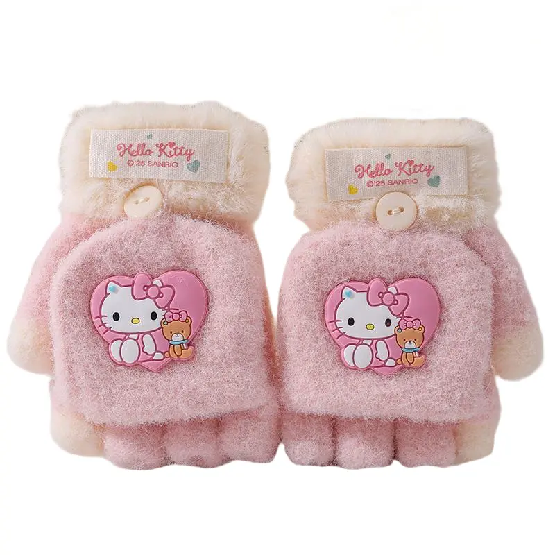 Детские вязаные перчатки из полиэстера Sanrio, розовый hello kitty
Детские вязаные перчатки из полиэстера Sanrio, розовый hello kitty