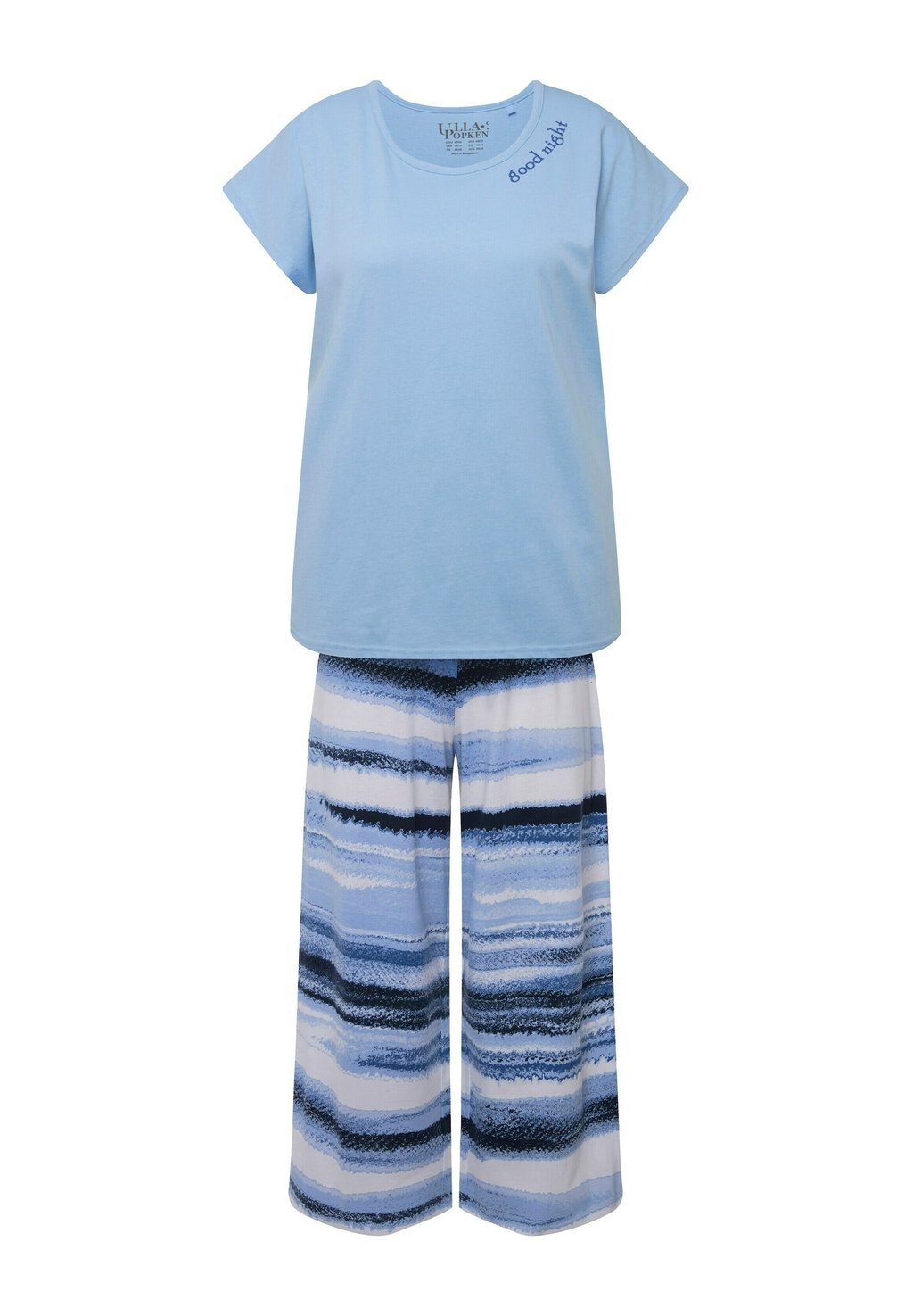 Пижама HORIZON WIDE LEG Ulla Popken, светло-голубой
Пижама HORIZON WIDE LEG Ulla Popken, светло-голубой